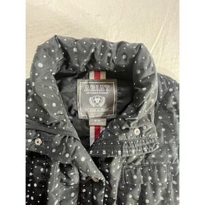 Ariat Softshell Quilted Equestrian Vest SZ M/M BlackWhite Fit For Rider Branding